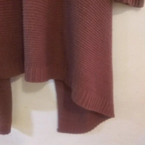 Forever 21 Women's Mocha Long Sleeve Open Front Cardigan Sweater Size: Small - Picture 4 of 12